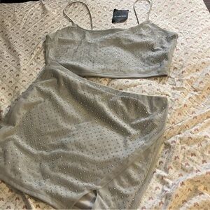 Forever 21 Gray Mini Skirt